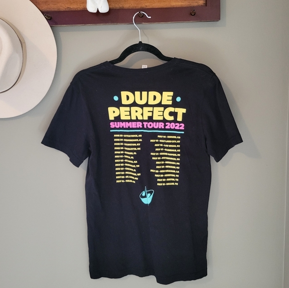 Dude Perfect Black Tour Graphic T-Shirt Size M - Picture 4 of 10